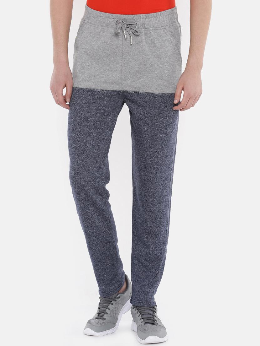 grey color block track pant - 16320901 - Zoom Image - 1