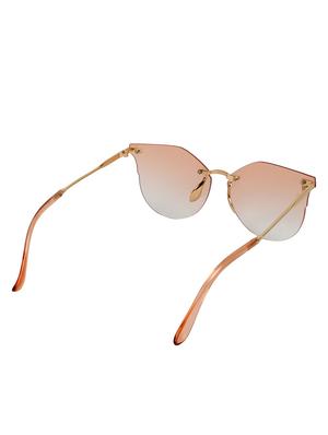 zyaden golden oversized unisex sunglasses - 16321176 - Standard Image - 4