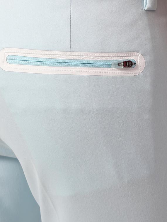 blue solid chinos - 16321294 - Zoom Image - 5