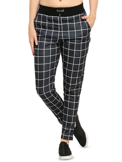 window pane high rise joggers - 16321833 - Standard Image - 1