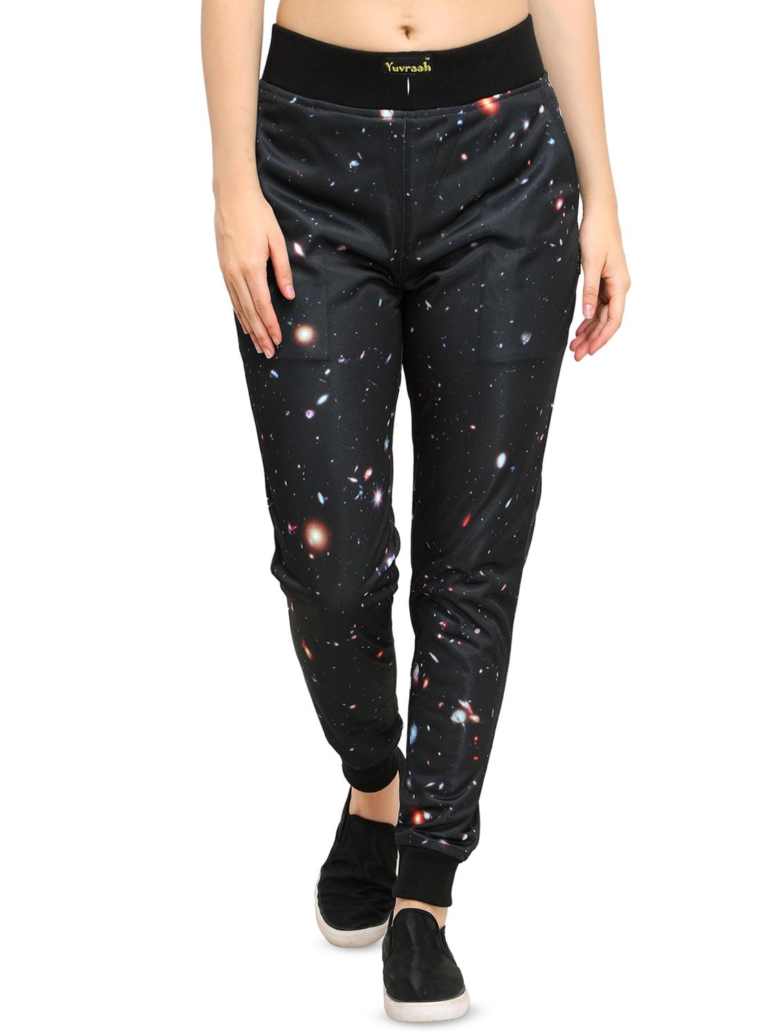 digital print high rise joggers - 16321836 - Zoom Image - 1