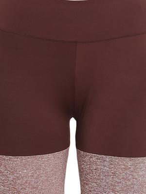 color block high rise cycling shorts - 16321975 - Standard Image - 5