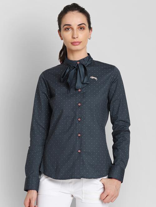 long sleeved polka dot shirt - 16322039 - Standard Image - 1