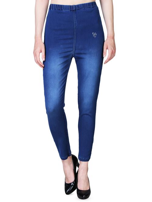 high rise stone wash jeggings - 16322445 - Standard Image - 1