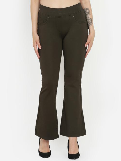 high rise wide leg trouser - 16323018 - Standard Image - 1