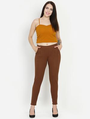 high rise pleat detail trouser - 16323021 - Standard Image - 4