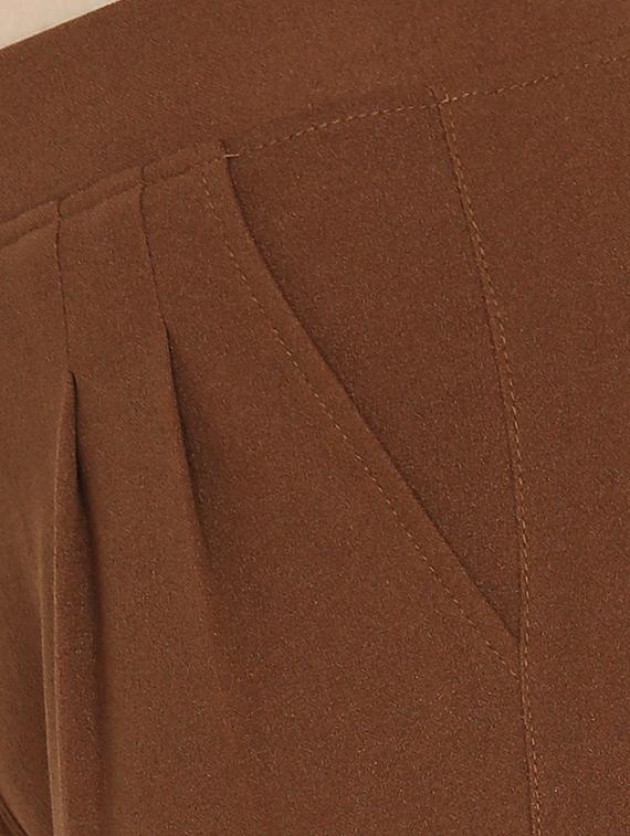 high rise pleat detail trouser - 16323021 - Zoom Image - 5