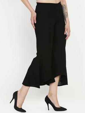 high rise wide leg trousers - 16323026 - Standard Image - 2