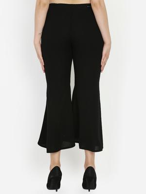 high rise wide leg trousers - 16323026 - Standard Image - 3