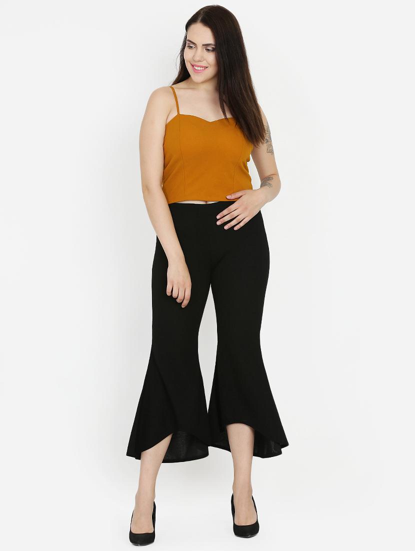 high rise wide leg trousers - 16323026 - Zoom Image - 4