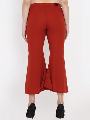 high rise wide leg trousers - 16323027 - Standard Image - 3