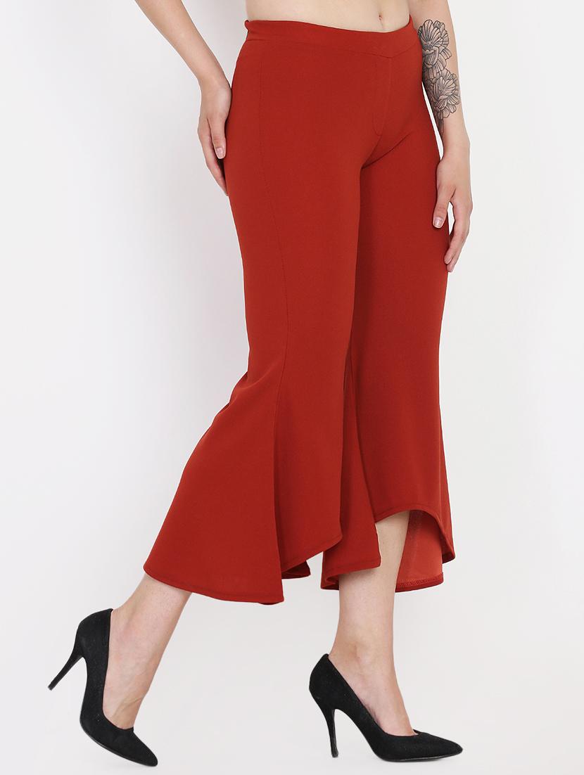 high rise wide leg trousers - 16323027 - Zoom Image - 2