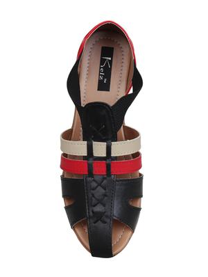 black closed back sandals - 16323041 - Standard Image - 4