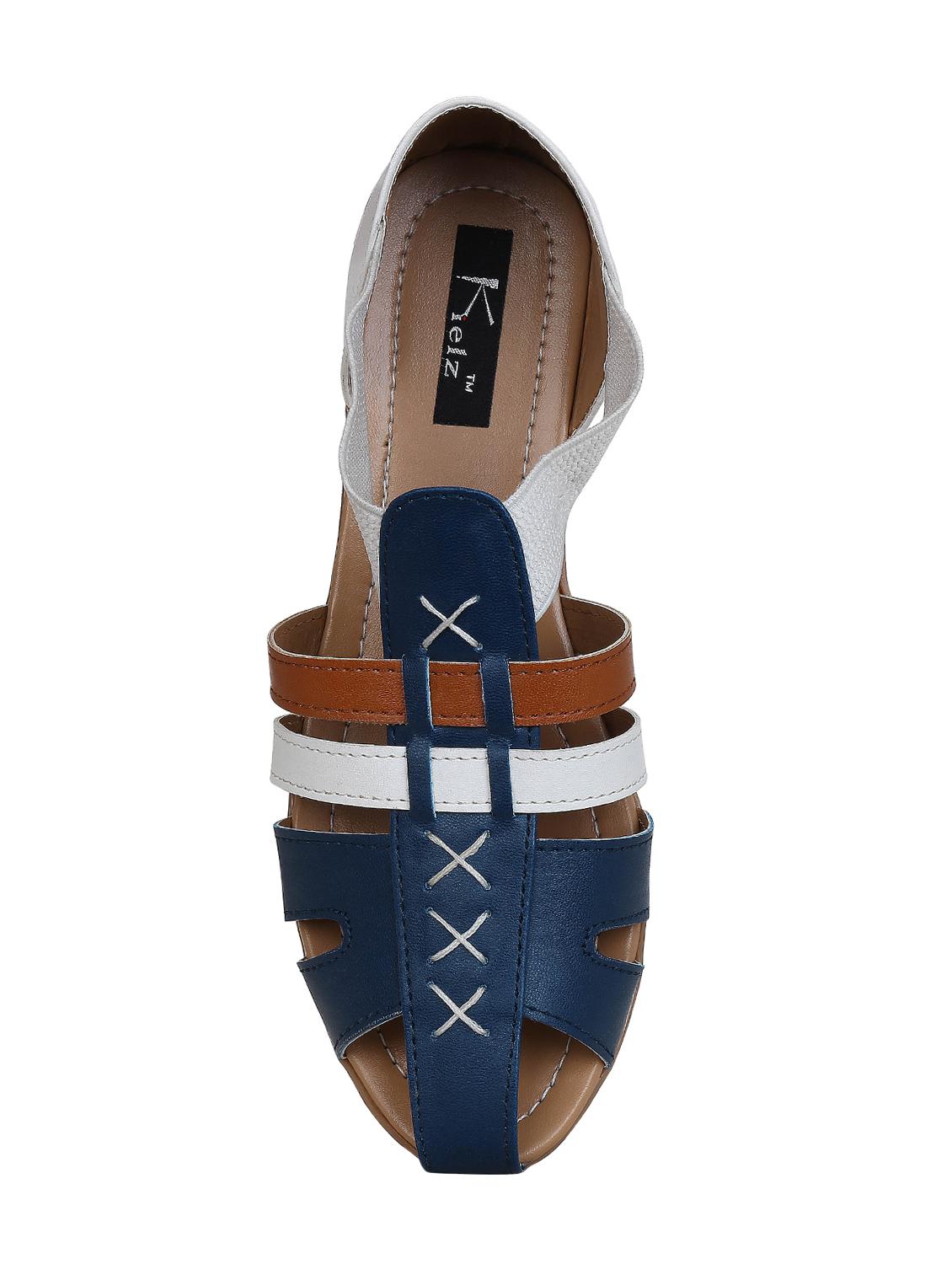 blue closed back sandals - 16323042 - Zoom Image - 4