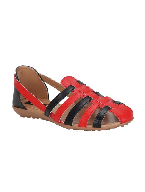 red closed back sandals - 16323044 - Standard Image - 1