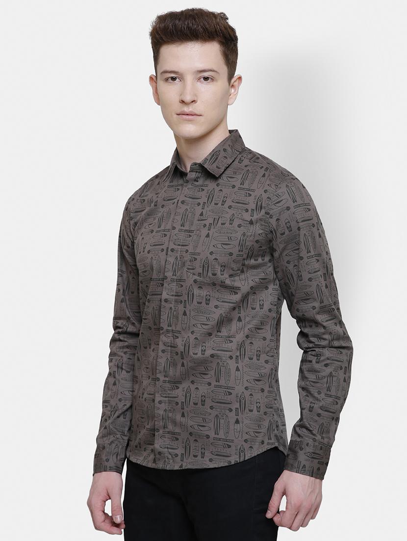 green cotton casual shirt - 16323412 - Zoom Image - 2