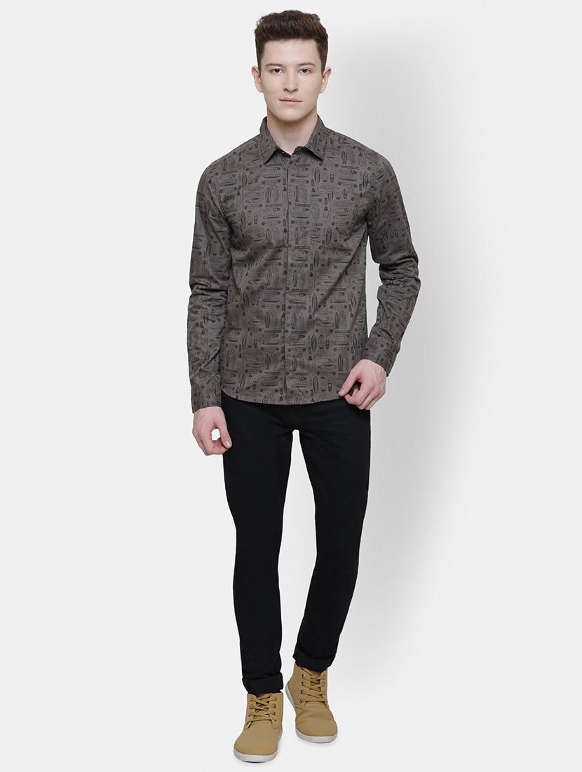 green cotton casual shirt - 16323412 - Zoom Image - 4