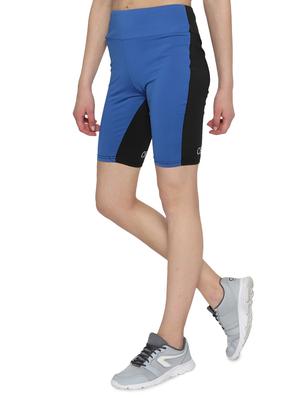 color block high rise cycling shorts - 16323535 - Standard Image - 2