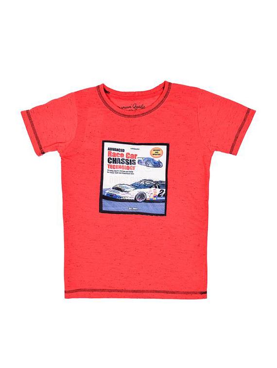 round neck graphic print t-shirt - 16324064 - Zoom Image - 1