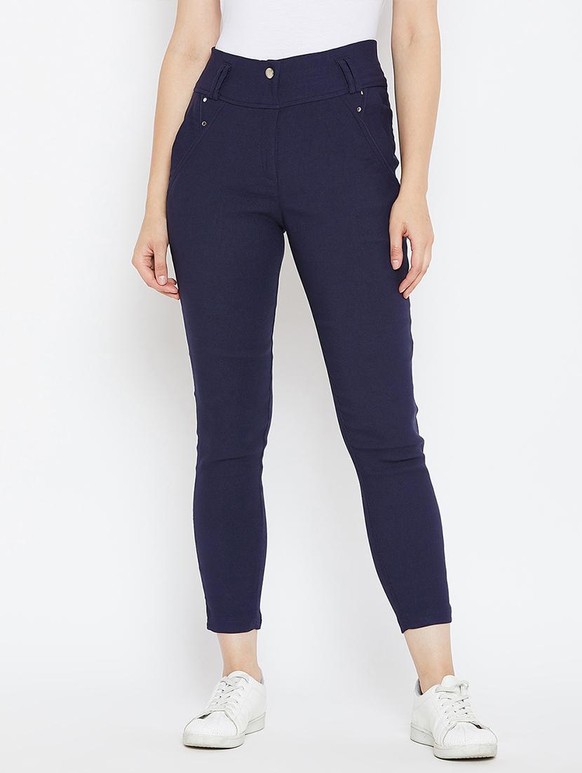 button detail high rise jeggings - 16324227 - Zoom Image - 1