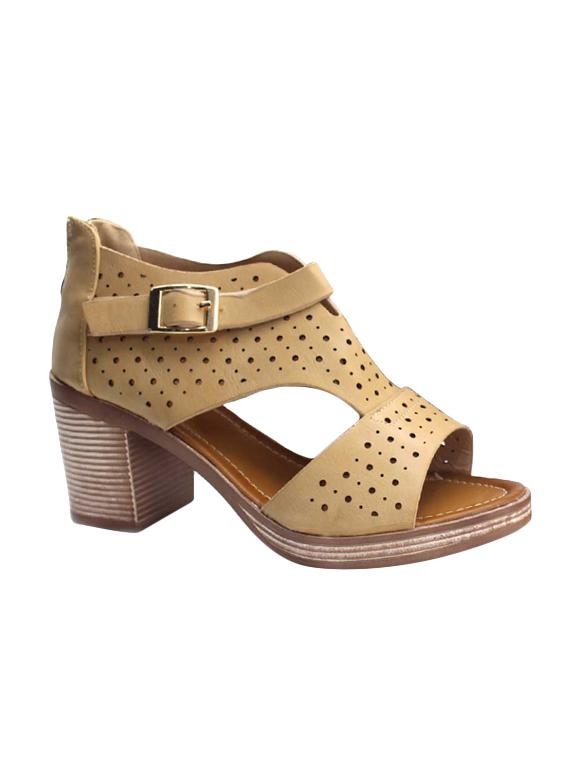brown closed back sandals - 16325133 - Zoom Image - 1