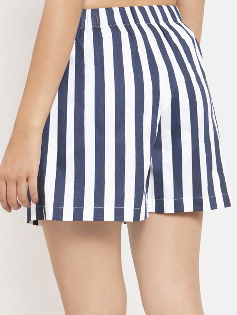 tie knot striped shorts - 16325458 - Zoom Image - 2