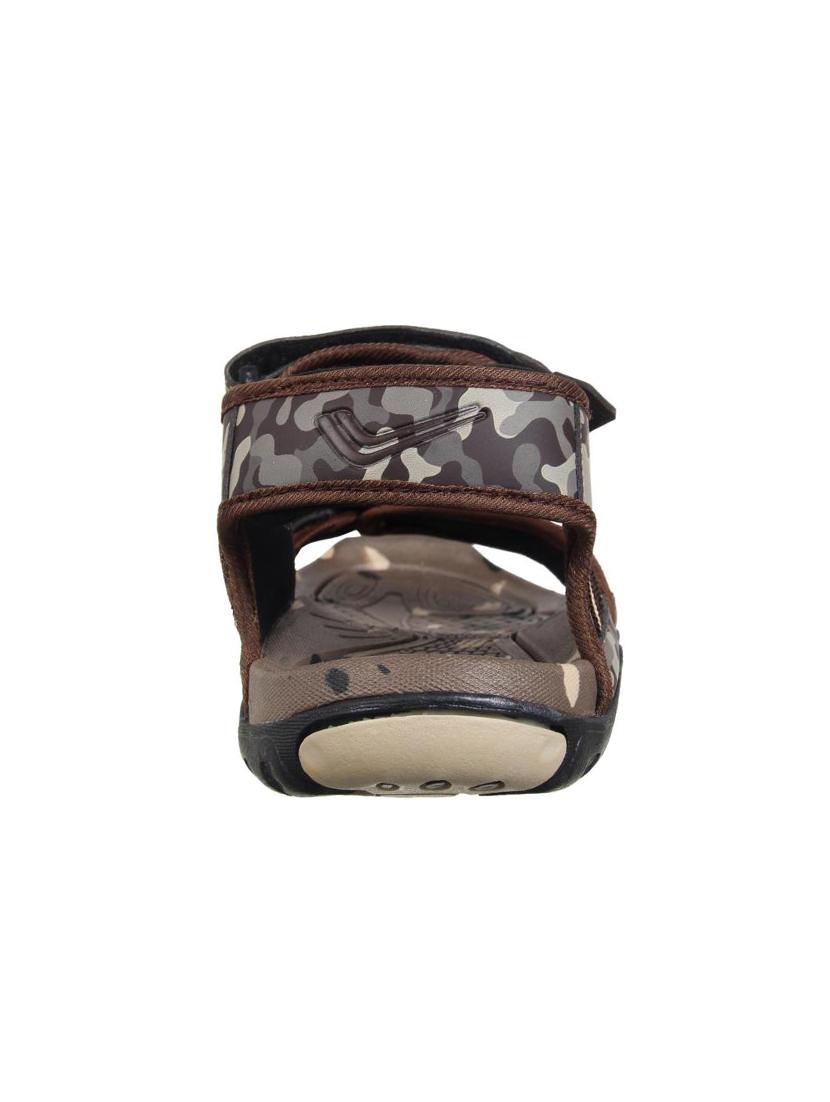 brown leatherette back strap floaters - 16325504 - Zoom Image - 3