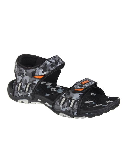 grey leatherette back strap floaters - 16325505 - Standard Image - 1