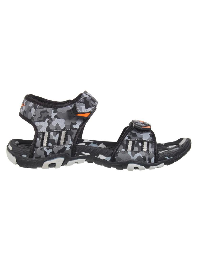 grey leatherette back strap floaters - 16325505 - Zoom Image - 2