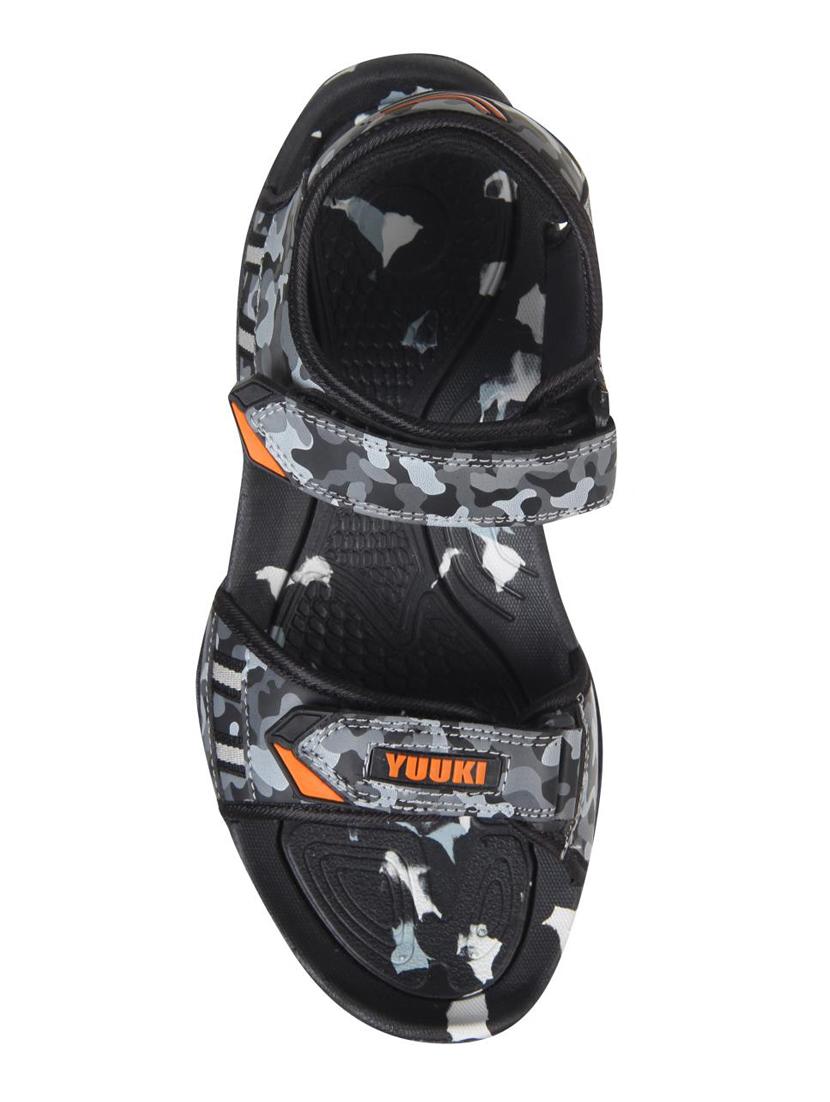grey leatherette back strap floaters - 16325505 - Zoom Image - 4