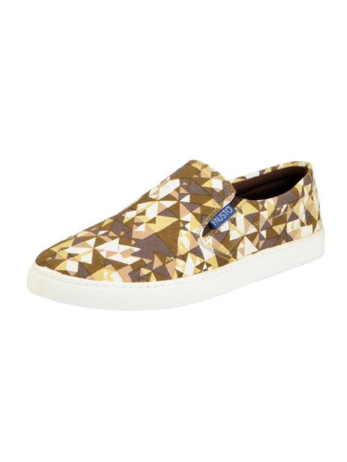 brown canvas slipons - 16325892 - Standard Image - 1
