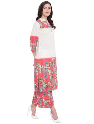 digital floral printed kurta palazzo set - 16326152 - Standard Image - 2