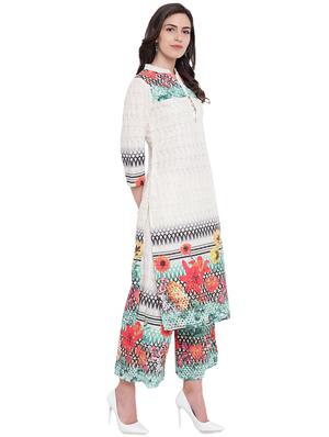 digital floral printed kurta palazzo set - 16326153 - Standard Image - 2