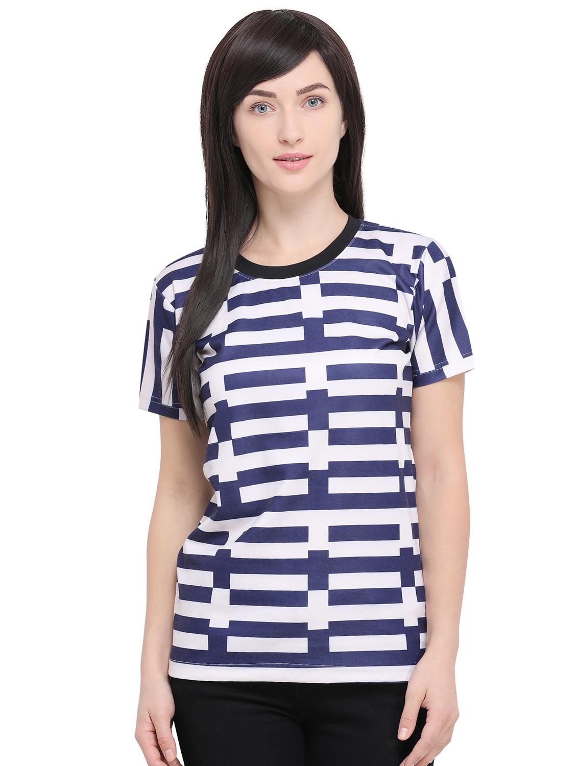 geometric print t-shirt - 16326161 - Zoom Image - 1