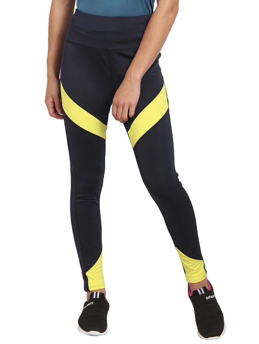 color block stitch detail legging - 16326388 - Zoom Image - 1