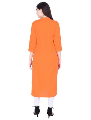 solid straight kurta - 16326433 - Standard Image - 3