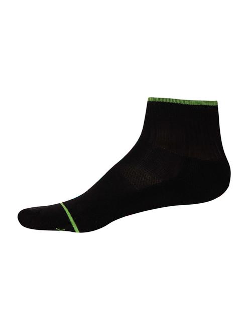 black cotton ankle length sock - 16326791 - Standard Image - 1
