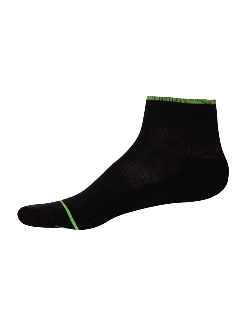 black cotton ankle length sock - 16326791 - Zoom Image - 1