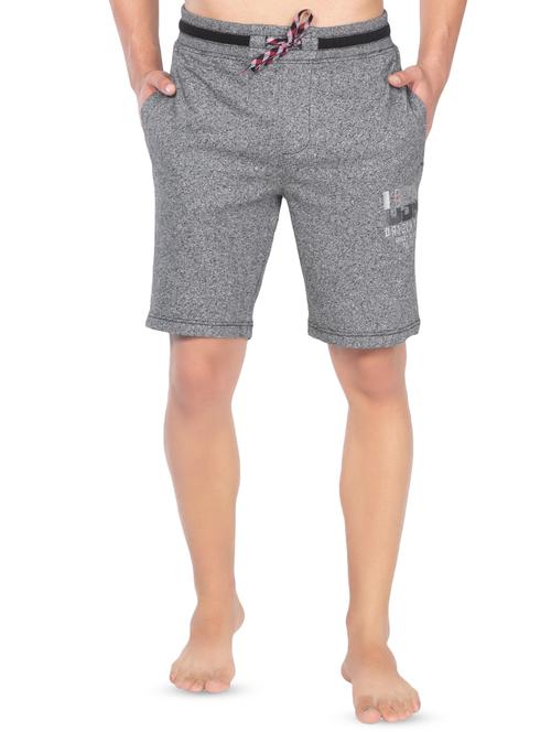 grey textured shorts - 16326810 - Standard Image - 1