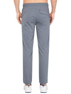 grey solid track pant - 16326944 - Standard Image - 3