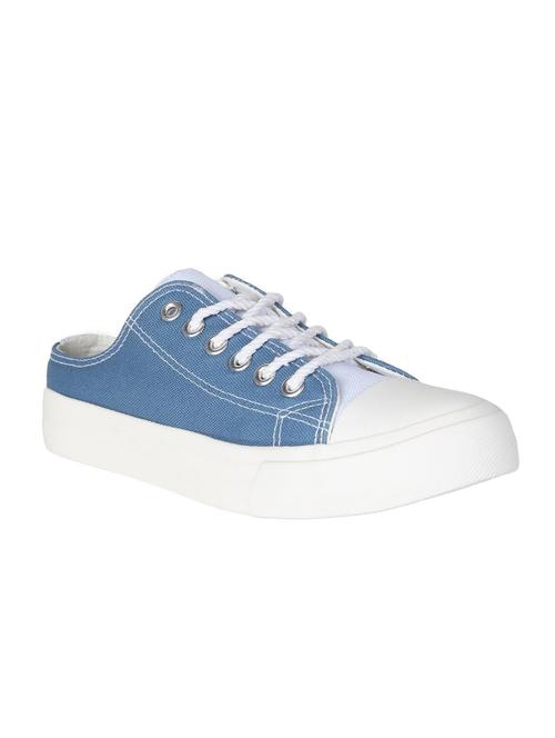 blue slip on casual shoes - 16327044 - Standard Image - 1
