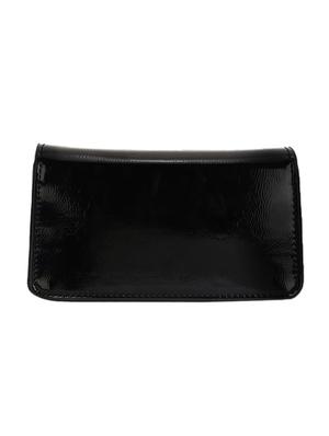 black leatherette (pu) regular sling bag - 16328001 - Standard Image - 2