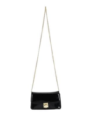 black leatherette (pu) regular sling bag - 16328001 - Standard Image - 4
