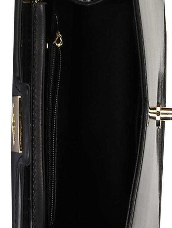 black leatherette (pu) regular sling bag - 16328001 - Zoom Image - 3