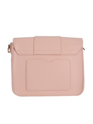 pink leatherette (pu) regular sling bag - 16328008 - Standard Image - 2