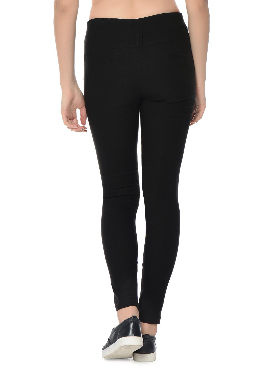 button detail high rise jegging - 16328038 - Zoom Image - 3