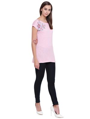 twist detail graphic print top - 16328090 - Standard Image - 4