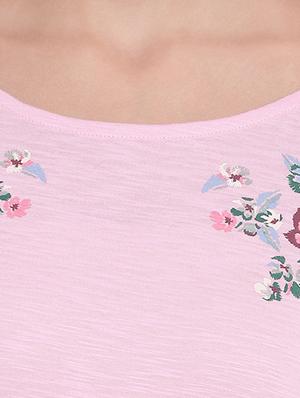 twist detail graphic print top - 16328090 - Standard Image - 5