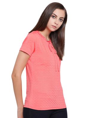 smocking detail tie up neck top - 16328135 - Standard Image - 2