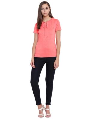 smocking detail tie up neck top - 16328135 - Standard Image - 4